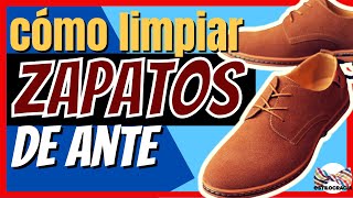 APRENDE a limpiar zapatos DE ANTE y GAMUZA 👞 [upl. by Aldwon169]