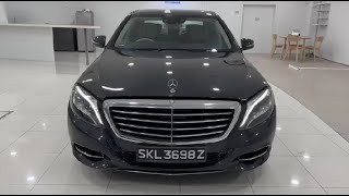 Mercedes Benz S400L R19 LED 2014 Sunroof Black Rear Entertainment SKL3698Z [upl. by Ludovico]