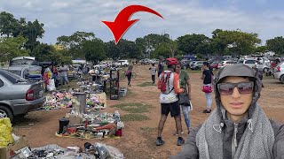 Saliendo de Tomorrowland ENCONTRÉ una FERIA CACHINERA OCULTA en BRASIL  Pueblo Pirapitingui [upl. by Nwahsd]