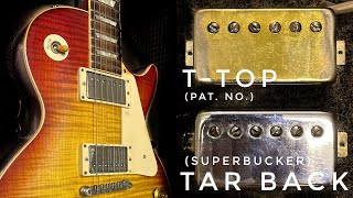 Superbucker Vs TTop  Vintage Gibson Humbucker Comparison [upl. by Enelyam]