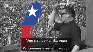 Venceremos in Swedish Rare  Chilean pro Allende song English  Spanish subs [upl. by Lleryd]