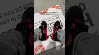 I went to school wearing the Jordan 4 Red Thunder From PkStockX pkstockx sneakers sneaker shoes [upl. by Ytsirc]