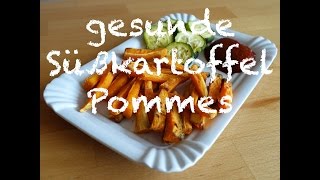 SÜßKARTOFFEL POMMES  LECKER amp VEGAN  High Carb Low Fat  Starch Solution  FITNESSIDDE [upl. by Allebara87]