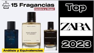 TOP MEJORES FRAGANCIAS ZARA 2023 Mejores perfumes con análisis y equivalencias Hombre y Mujer [upl. by Eelreveb666]