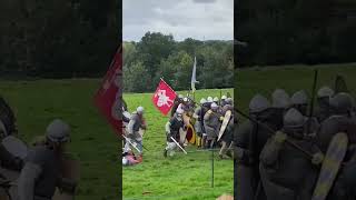 1014 1066 AD Battle Of Hastings  Reenactment 2024 shorts hastings uk travel battle [upl. by Fenner]