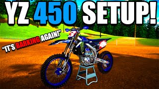 BEST NEW OEM YZ 450 SETUP IN MX BIKES [upl. by Mis]