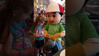 Meeting Handy Manny at Disney Hollywood Studios [upl. by Winfrid]