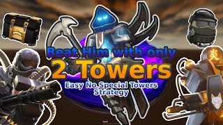 How to get Scout Egg and Beat Hard mode The Hunt Event with only 2 TOWERS  TDS [upl. by Ylatan]