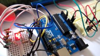 Arduino UNO displaying light levels on a 7segment display [upl. by Anaynek404]