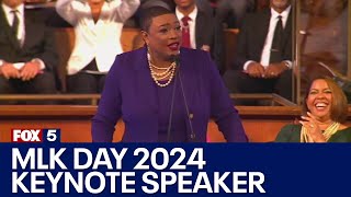 MLK Day Keynote Speaker Rev Shavon ArlineBradley  FOX 5 News [upl. by Arved]