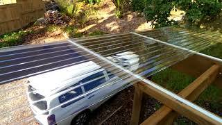 How to install polycarbonate roofing [upl. by Annaitsirhc778]