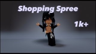 1k Roblox shopping spree [upl. by Lleinad]