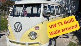 VW T1 Bulli  Walk around  what did I buy in Germay vw vwvan [upl. by Ahsoj]