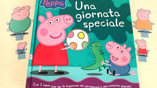 Peppa Pig Una giornata speciale libro con macchinina e nave popup più sagomine dei personaggi 🙂 [upl. by Kery]