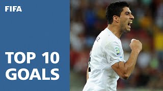 TOP 10 GOALS  FIFA Confederations Cup Brazil 2013 [upl. by Verada]