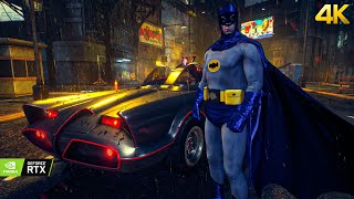 Batman Arkham Knight  CLASSIC BATMAN Suit From TV Show Gameplay 4K 60FPS [upl. by Etteniotna]