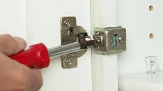 How To Adjust amp Align Your Kitchen Cabinet Door Hinges [upl. by Leizahaj]