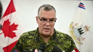 Le commandant de l’Armée canadienne en visite au régiment du Saguenay [upl. by Nazay]