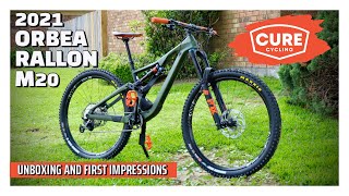 2021 ORBEA RALLON M20 Quick Unboxing And First Impressions [upl. by Anaahs908]