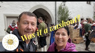 Driving the Romantic Road in Germany in a motorhome with dogs Day 2  Rothenburg ob der Tauber [upl. by Francie]