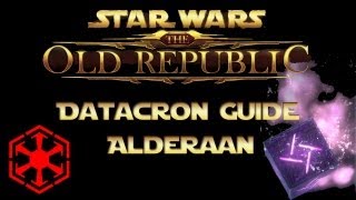 SWTOR  Datacron Guide  Alderaan Empire [upl. by Eel]