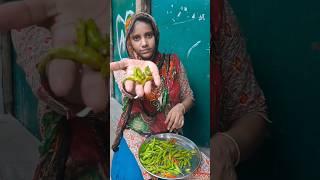 কাঁচা মরিচের এই ঝাল ঝাল ভর্তা কি যে মজা। Mini vlog dayMinivlog dailyvlog recipe shortsvideo [upl. by Ogu409]