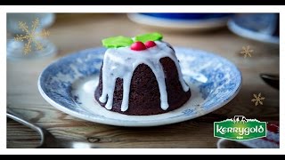 Mini Molten Christmas Puds  Donal Skehan Kerrygold Recipes [upl. by Gavrah259]