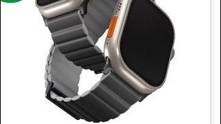 UNIQ Revix Reversible Magnetic Apple Watch Strap for Series18 SE amp Ultra49 Charcoal Ash Grey [upl. by Aivata]