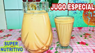 Cómo preparar JUGO ESPECIAL receta facil y SUPER NUTRITIVO [upl. by Burtis40]