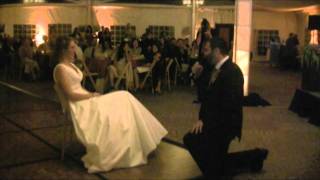 Groom sings quotMy best friendquot  by Weezer  wedding [upl. by Irbmac]