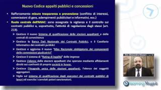 Il nuovo Codice degli appalti pubblici e dei contratti di concessione [upl. by Rramed]