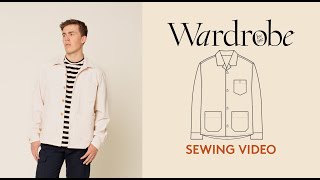 Sew the Overshirt Sewing Pattern with us  Sewing Tutorial  Wardrobe By Me [upl. by Winchester311]