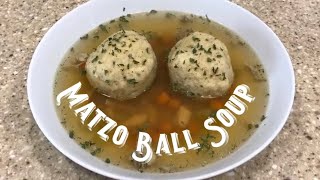 Matzo Ball Soup Recipe [upl. by Edmee476]