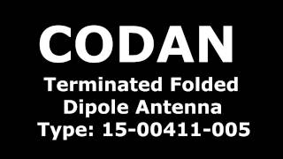 CODAN HF Terminated Folded Dipole Antenna Review [upl. by Margeaux]