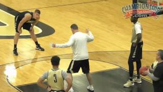 Matt Painters 3on3 MantoMan Defensive Drill [upl. by Fermin226]