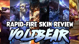 RapidFire Skin Review Every Volibear Skin [upl. by Emiolhs760]