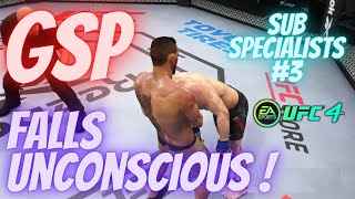 STANDING GUILLOTINE OMOPLATAS And Many More UFC 4 Submission Specialists  ep 3 [upl. by Spears]