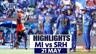 MI vs SRH Full Match Highlights SRH vs MI Today Match Highlights  IPL 2023 Highlights [upl. by Aneela495]