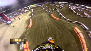 GoPro HD Jason Anderson Main Event 2014 Monster Energy Supercross from Oakland [upl. by Ensoll]