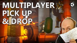 Pick up and drop with Mirror in Unity  Indie dev log  Clomper 38 [upl. by Calvert893]