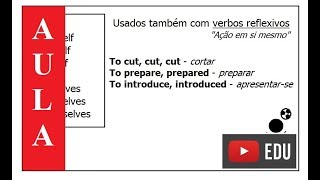 Aula 11  parte 02 de 02  Posse de objetos e Pronomes Reflexivos em inglês [upl. by Valorie]