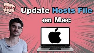 Edit host file mac  Mac hosts file location [upl. by Yecart]