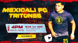 MEXICALI FC DRAGONES VS TRITONES DE VALLARTA [upl. by Ardnod]