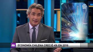 Economía chilena creció un 4 durante 2018 CENT 18 MARZO [upl. by Htebaile]