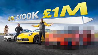 £1000 vs £100000 vs £1000000 Sports Car Which Is Best  4K [upl. by Ayikur]