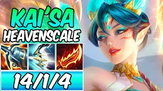 SEASON 14 KAISA ADC FULL BURST  Best Build amp Runes S14  Heavenscale KaiSa  League of Legends [upl. by Jeramie]