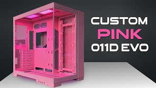 Custom Pink Lian Li 011 Dynamic EVO [upl. by Tsai]