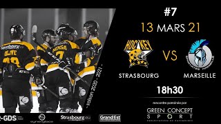 STRASBOURG vs MARSEILLE  Hockey sur glace  division 1 [upl. by Kyred]