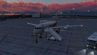 XPlane 12  Сыктывкар UUYY  Шереметьево UUEE  ToLiss A319 [upl. by Nimzaj676]