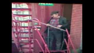 Fred Dibnah Felling Rugby Mill Chimney In Oldham [upl. by Yruoc73]